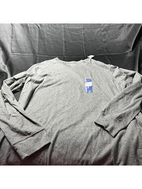 George MENS Grey Long Sleeve T-Shirt Size 2XL NWT